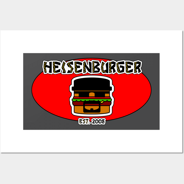 Heisenburger Wall Art by Fun Designs for Fun People